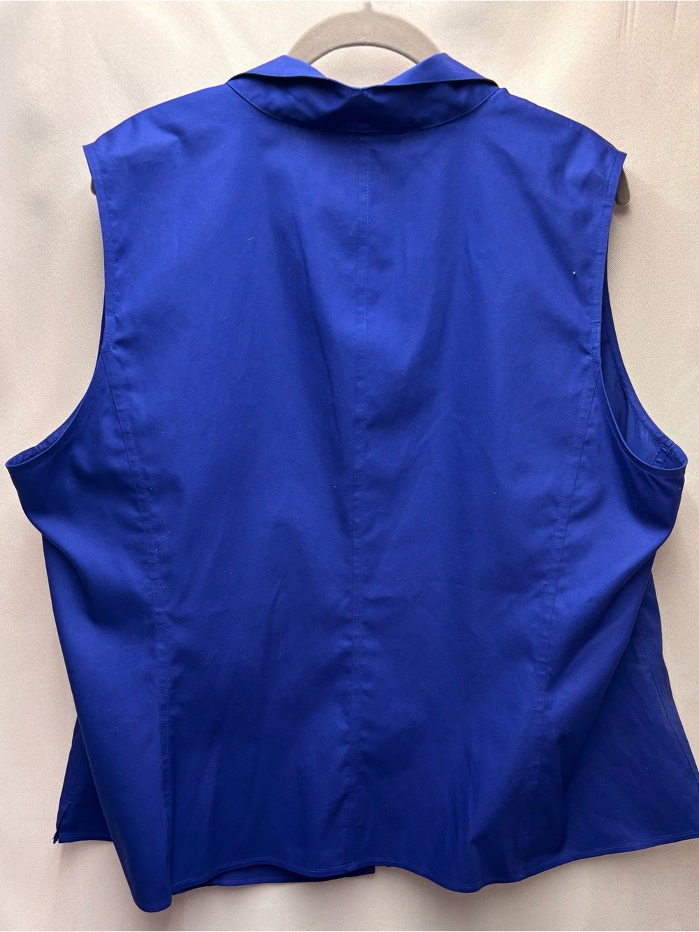 Jones New York Collection Platinum  Sleeveless Non Iron Blouse Plus Size 20W - Picture 2 of 5